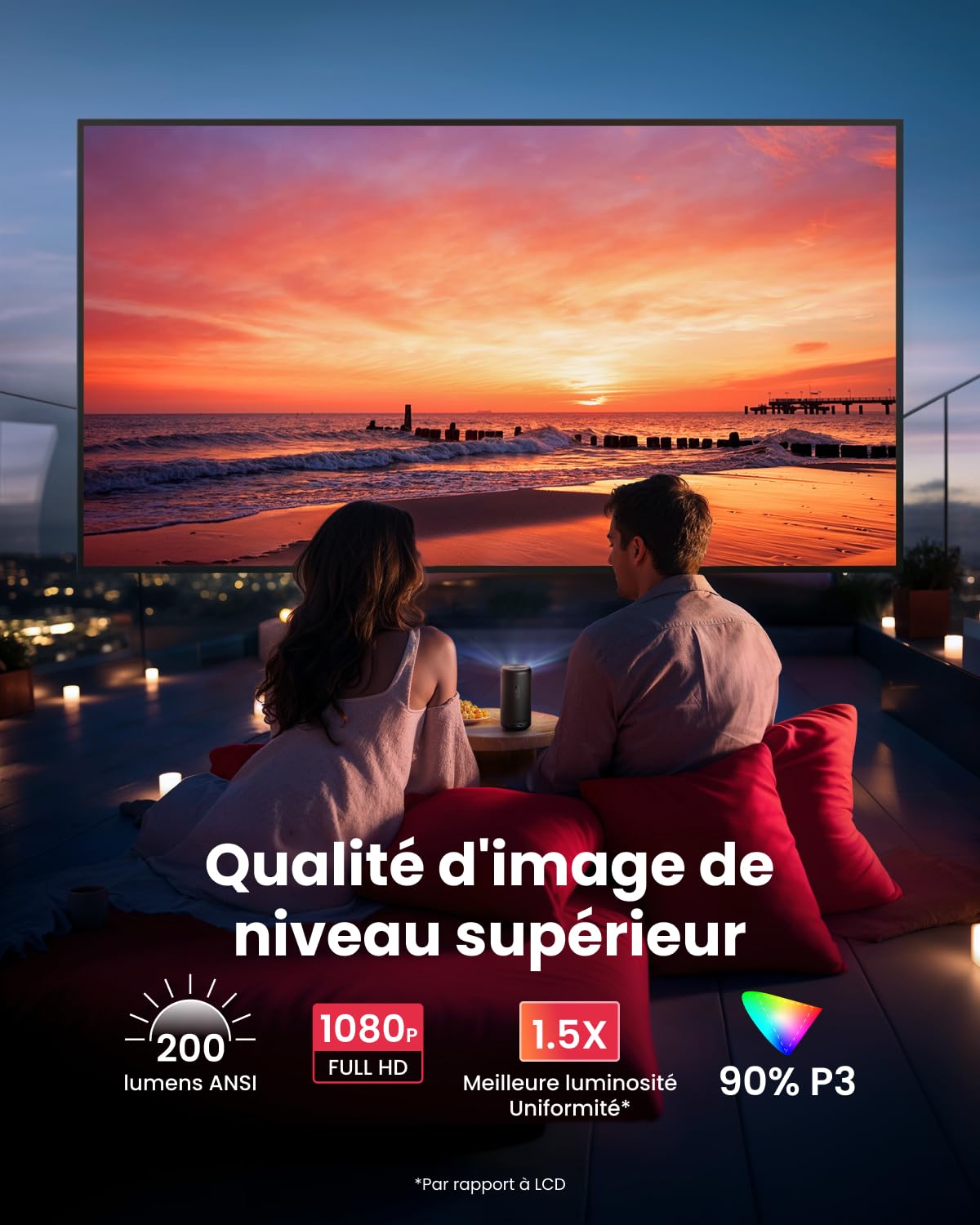 Anker Nebula Capsule 3 Vidéoprojecteur 1080p