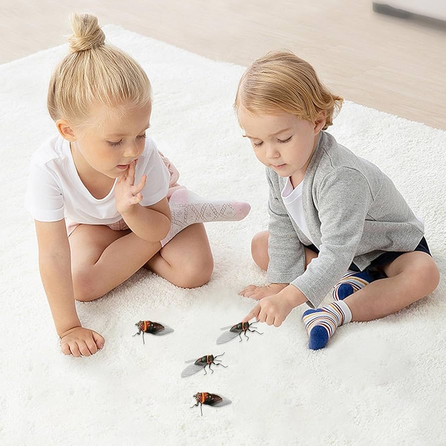 Amazon.co.jp: 蝉のおもちゃのフィギュア、模擬蝉 | 磁石付きのリアル