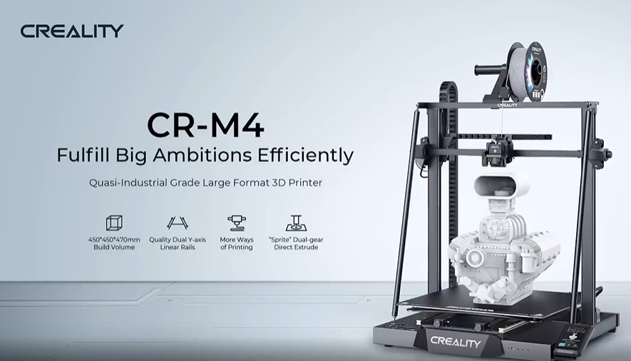 Watch What is the feature of Creality CR-M4 Largest 3D Printer? on