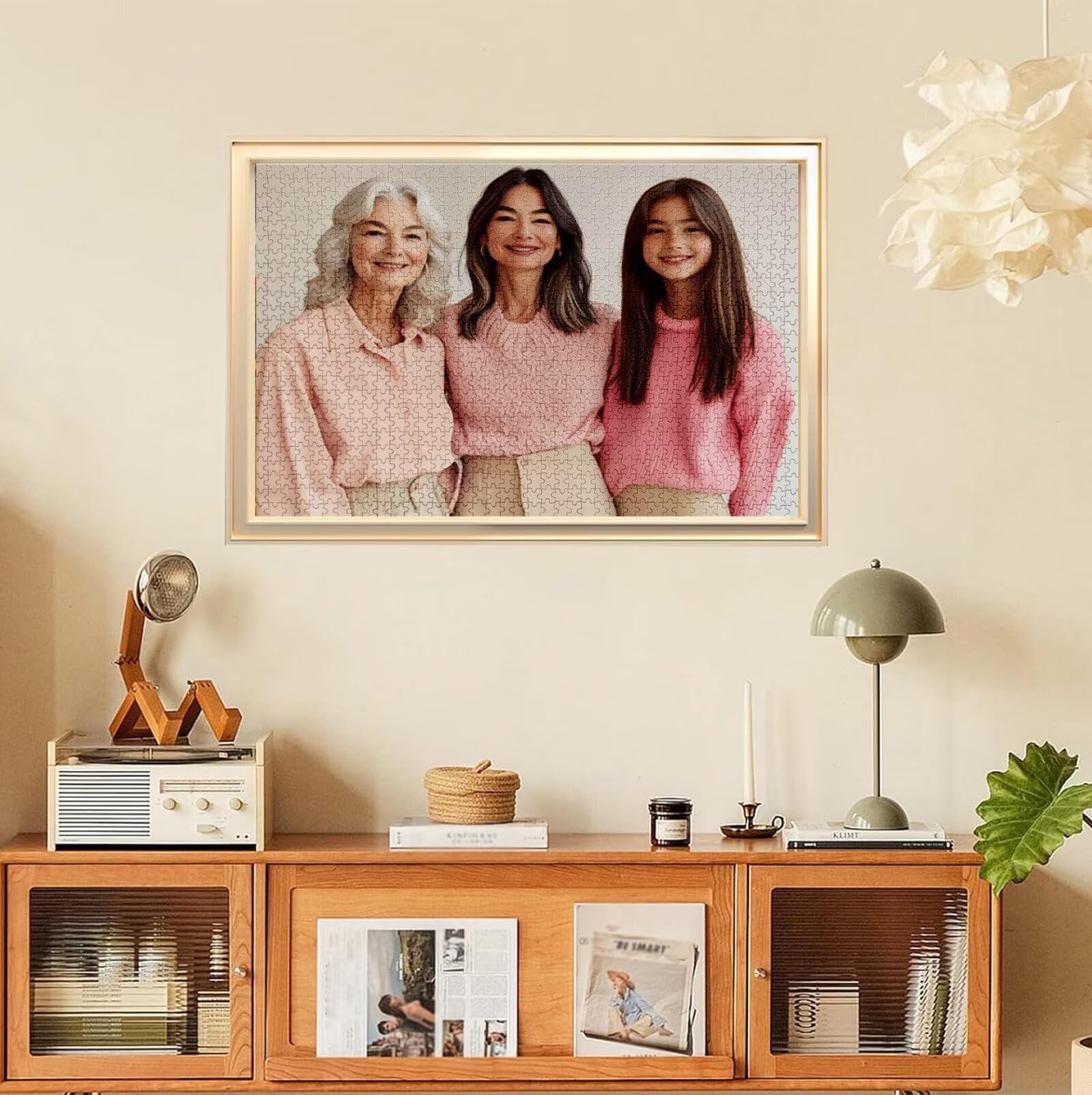 Puzzle Personalizado con Foto, Personalizada Rompecabezas Personalizado Diseña tu Logo Foto o Texto, Personalizado Navidad Halloween San Valentín Parejas Niños Familia Amigos h-3573