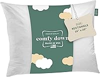 Vista 27 de ComfyDown 95 % plumón, 5 % plumón, 12 x 14 pulgadas, relleno de funda de almohada decorativa, hecho en Estados Unidos