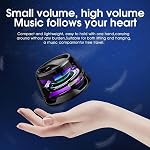 G200 Magnetic Bluetooth Speaker with RGB Lights, Mini Wireless Portable Speaker with Phone Stand, Waterproof, Surround Sound, Bluetooth 5.3, 6-7H Playtime, for Home, Outdoor, Camping, Gifts for Teens