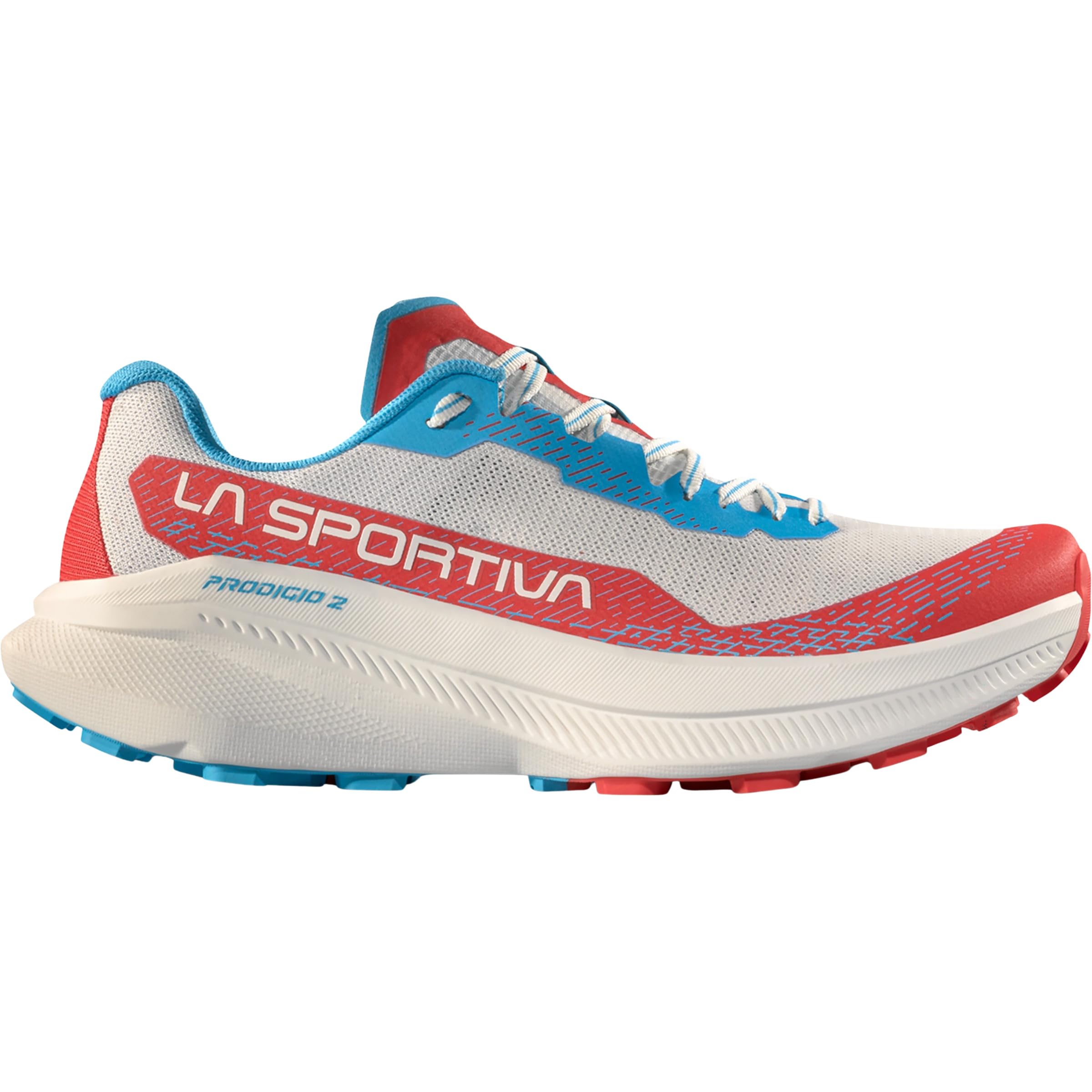 LA SPORTIVA Donna Prodigio 2 Scarpe, White-Hibiscus, 40