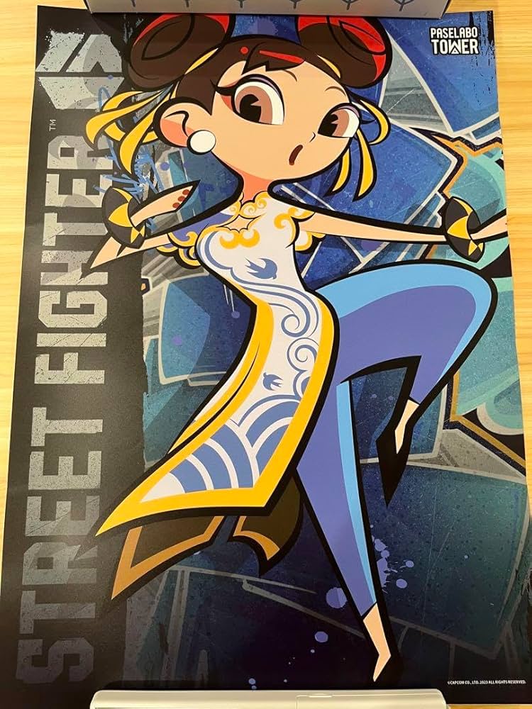 Amazon.co.jp: ストリートファイター6 チュンリー ポスター