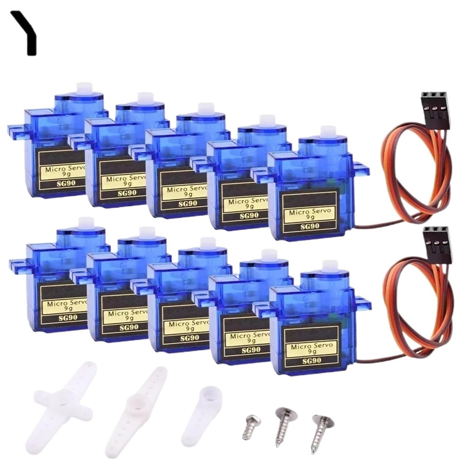 Servomoteur SG90 9G rotation continue en métal pour une précision mécanique maximale sur 360°