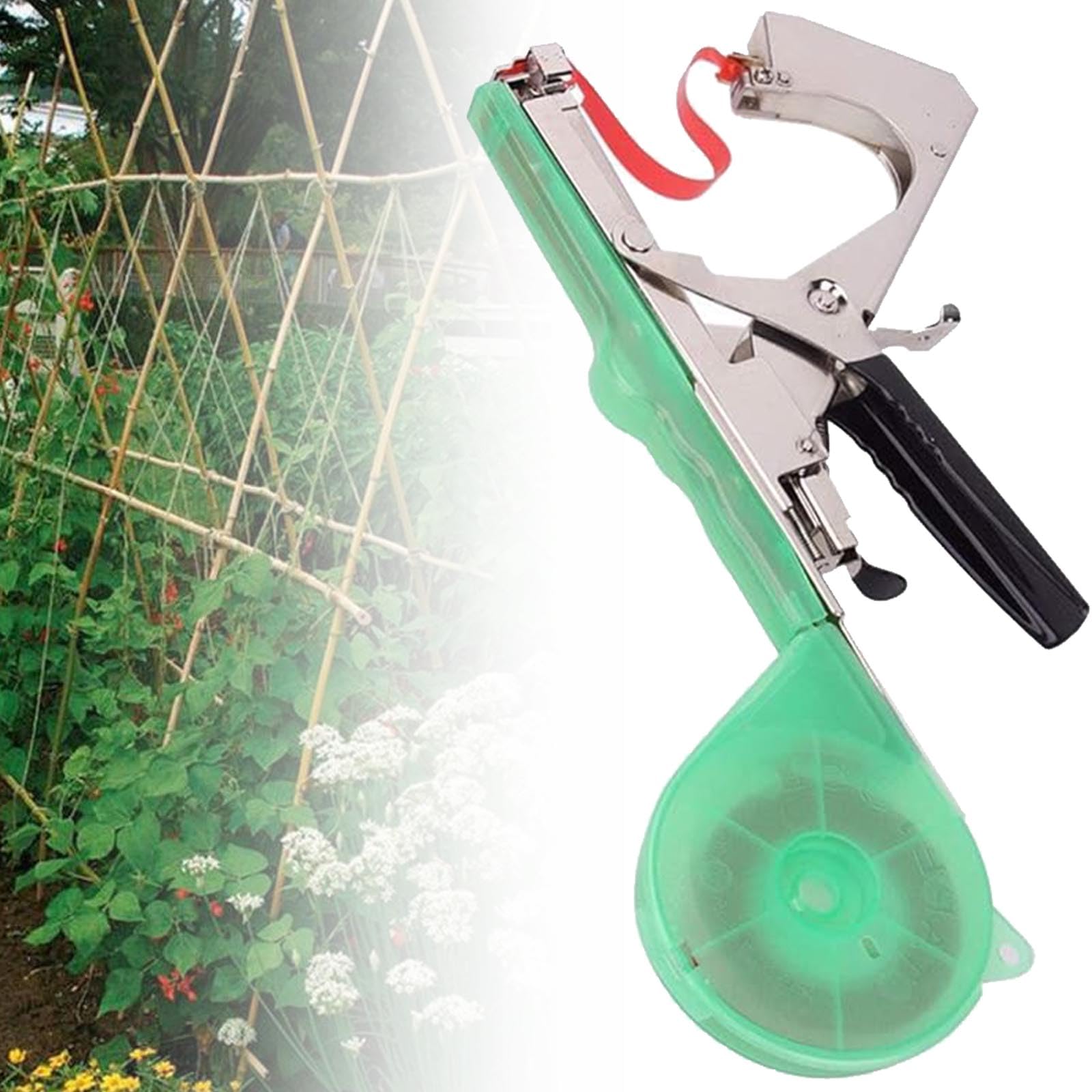 CVJdfhRE plant ties， Large-capacity Strap Box, Anti-slip Handle, Tie Up Vine Quickly and Easily for Grapes, Tomatoes and Vining Vegetables