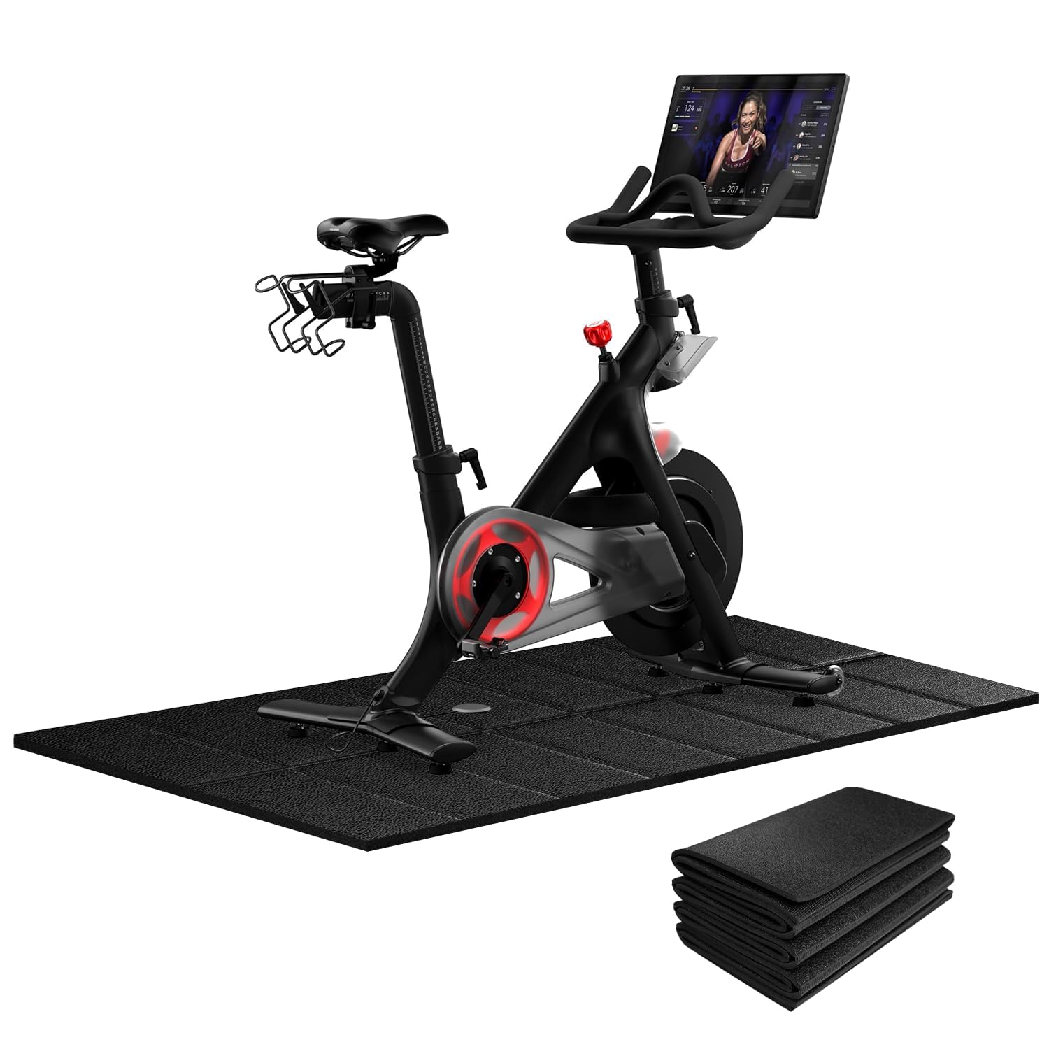 Bike Mat Compatible with Peloton Bike, 0.25