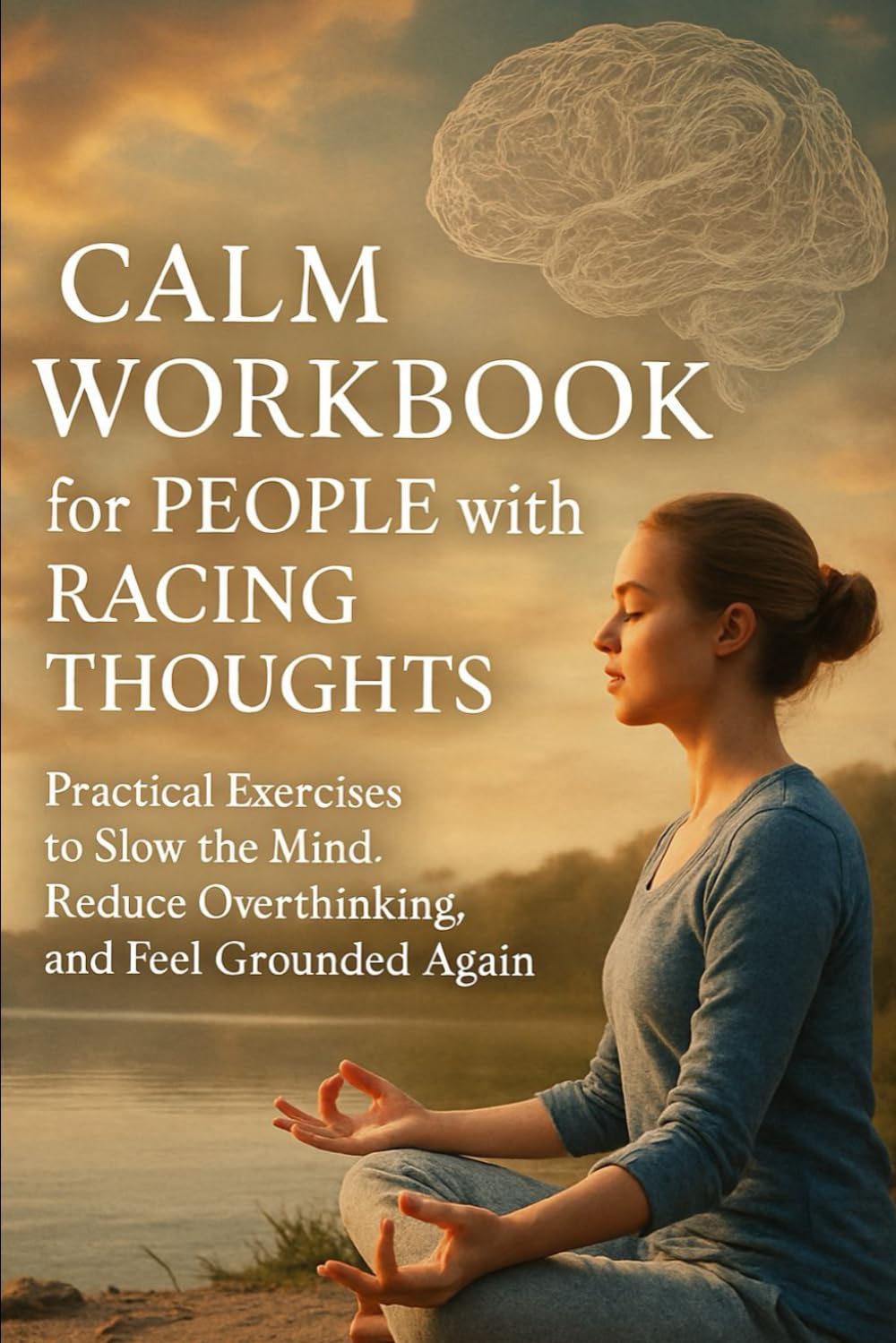 Calm Workbook for People with Racing Thoughts: Practical Exercises to Slow the Mind, Reduce Overthinking, and Feel Grounded Again