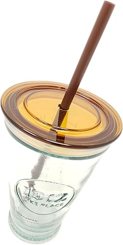 Miniatura 3 de Starbucks Exclusive Seattle 1912 Pike Place First Store - Vaso frío de vidrio reciclado marrón, 16 onzas líquidas