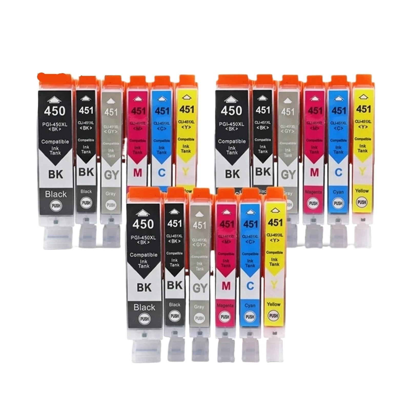 Cartuchos de Tinta PGI-450 CLI-451 compatibles con Canon PIXMA IP7240