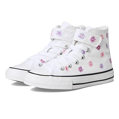 Converse Kids Chuck Taylor(r) All Star(r) All Over Florals Easy On (Little Kid) Kids Shoes White/Light Jellyfish Jitter