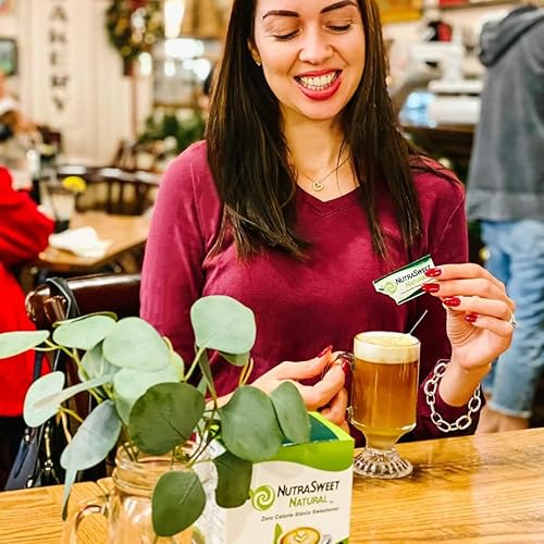 Miniatura 7 de NutraSweet Natural Edulcorante de stevia cero calorías sustituto de azúcar natural sabor similar al azúcar apto para diabetes apto para ceto paquete
