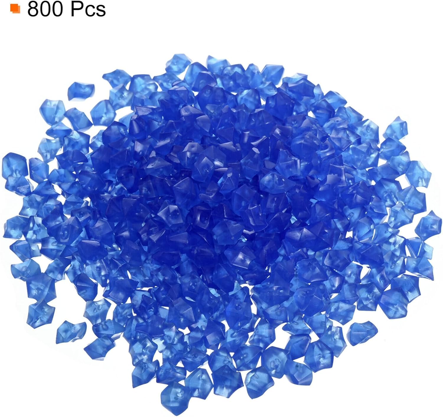 Home and Garden Parts 800pcs Glow Rocks 8-10mm Decoration Pebbles Luminous Stones Decor Dark Blue #CN/251024/12454