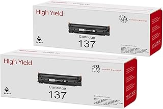 Cartridge 137 Toner Cartridge 137 2 Pack High Yield Compatible Replacement for Canon CRG-137 ImageCLASS MF229dw MF227dw MF216n MF212w Printer Toner, Black