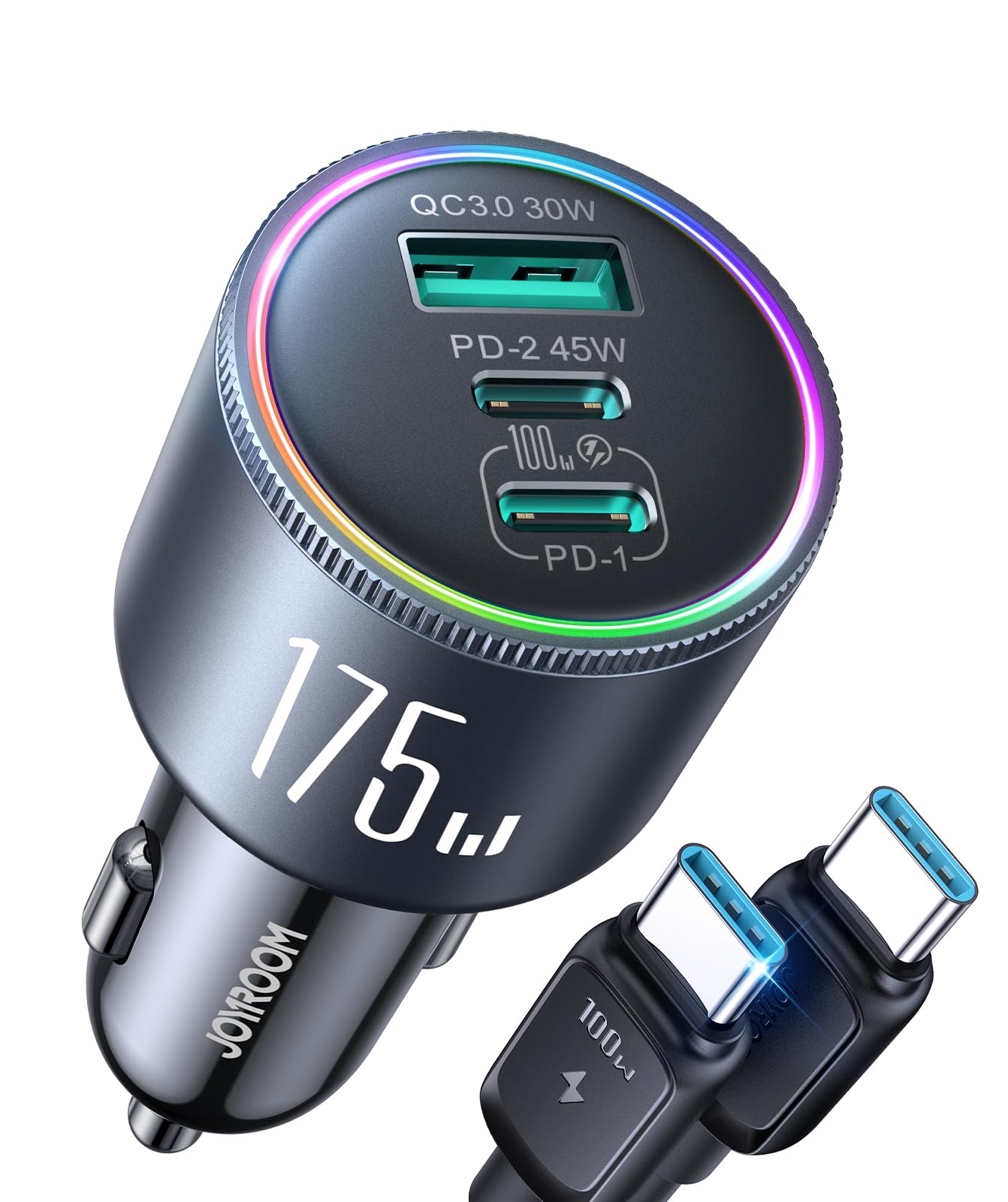 JOYROOM 175W Car Charger USB C Fast Charge