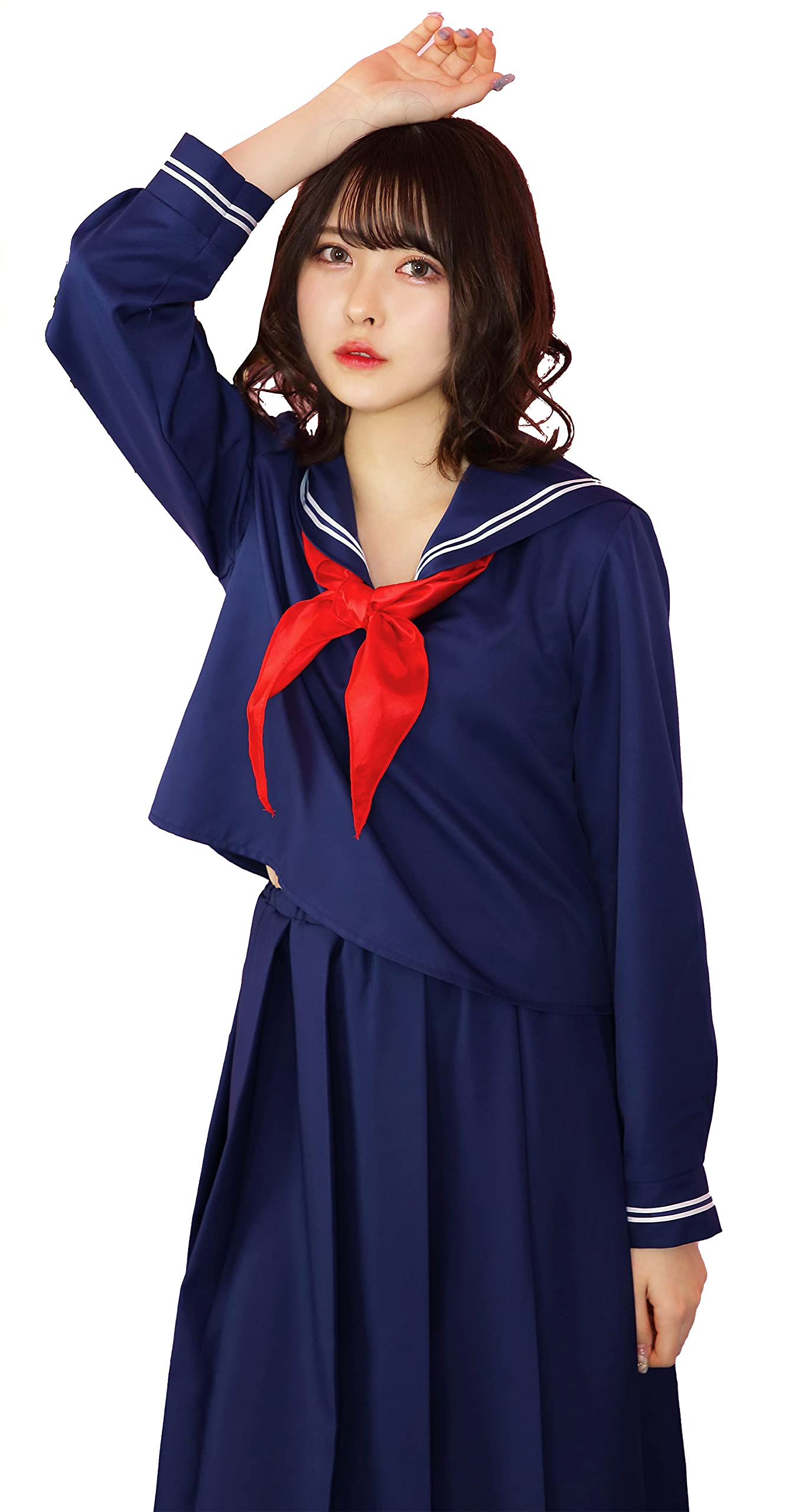 Amazon.co.jp: [クリアストーン] トキメキグラフィティ コスプレ スケバンセーラー レディース ネイビー : ホビー