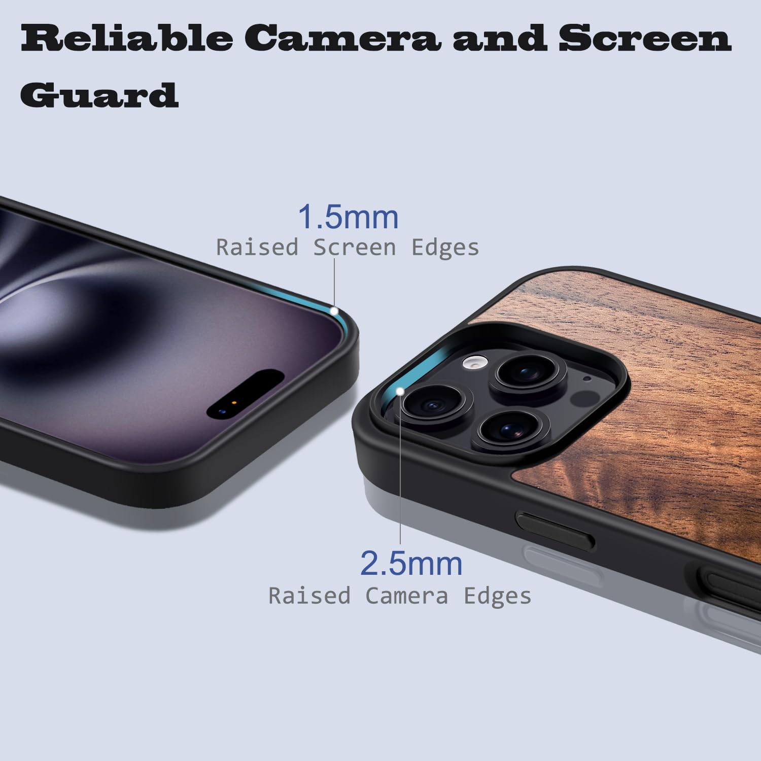 Amazon.com: JuBeCo Wooden Phone Case is Suitable for iPhone 16 Pro
