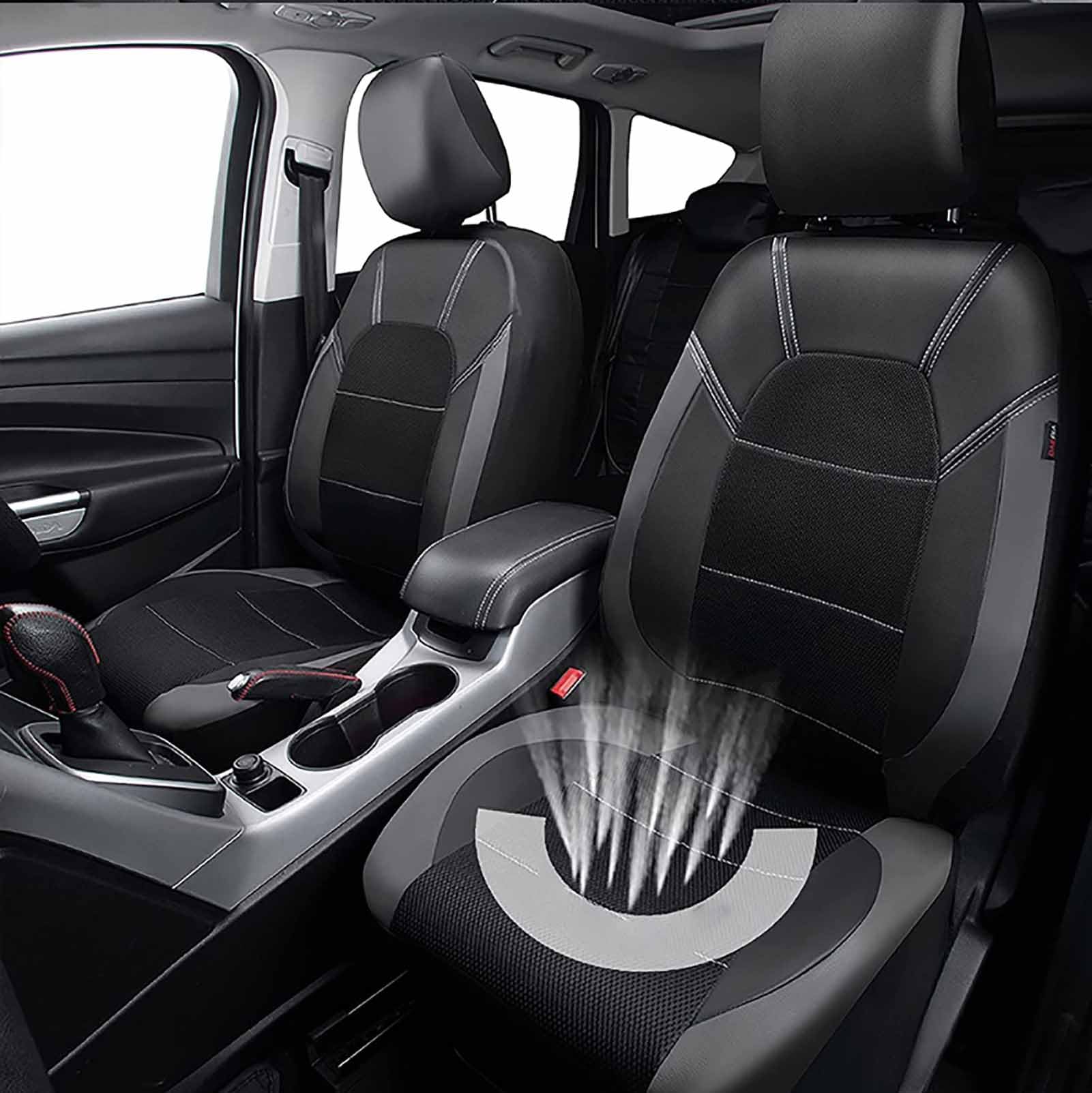 Fundas Asientos Coche para Citroen C4 I 2004 2005 2006 2007 2008 2009 2010 2011, 9 Piezas Delanteros y Traseros Juegos de Cubreasientos Protección, Funda Asiento Coche, Accesorios Coche