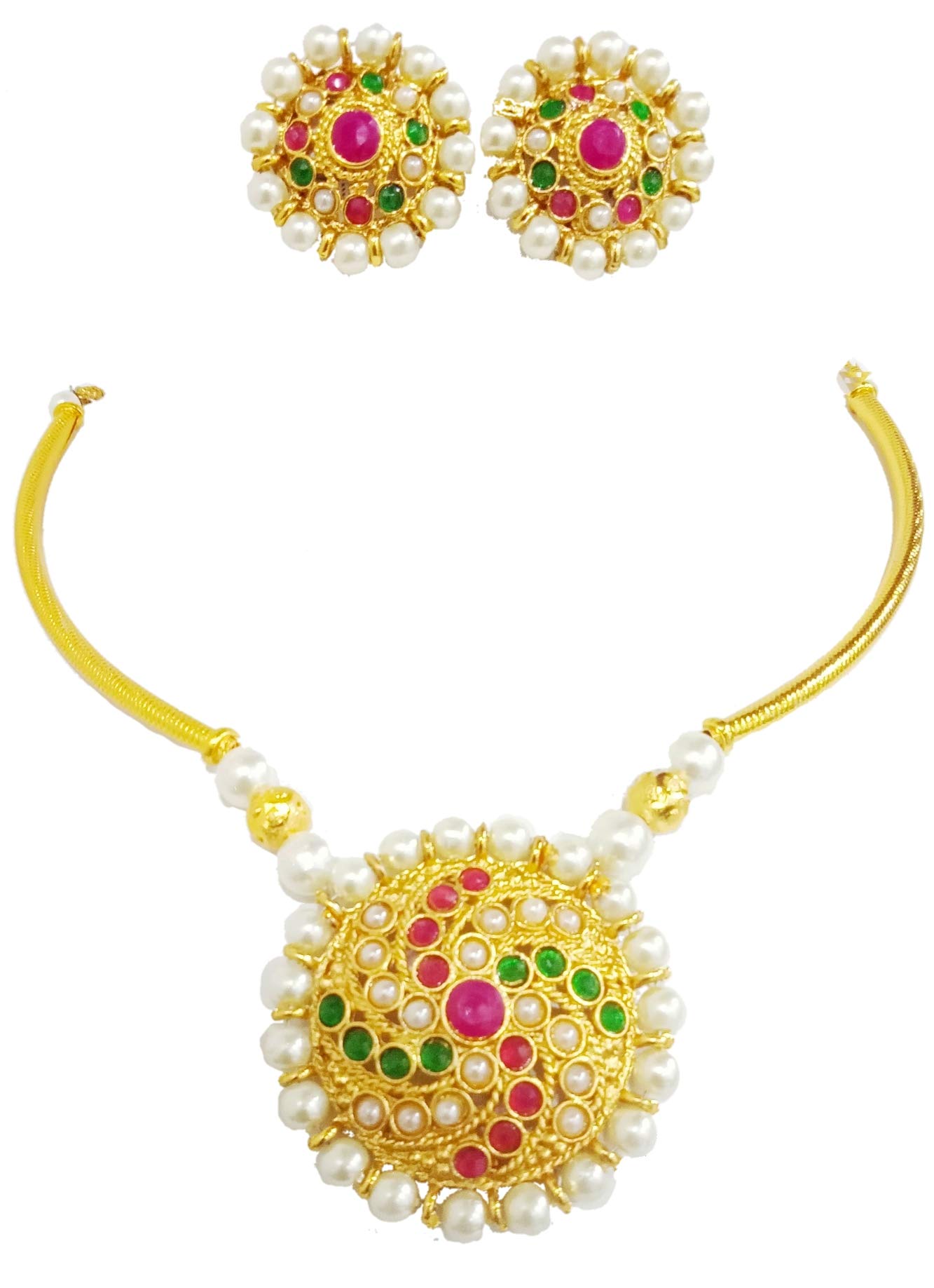 Gyaan Jewels Traditional necklace set for women (Multi) (B08YNFQ5BL) Amazon Price History, Amazon Price Tracker