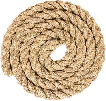 Twisted Manila Hemp Rope 1 5 Inch X 25 Feet Amazon Com
