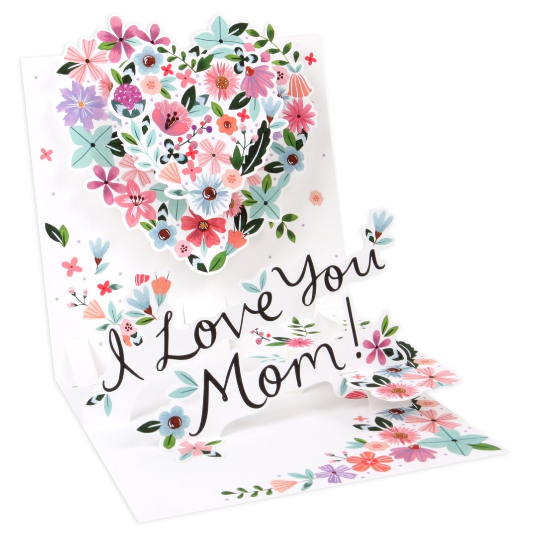 Up With Paper Pop-Up Grußkarte – Topfpflanzen Design | 3D Karte Zum Aufstellen