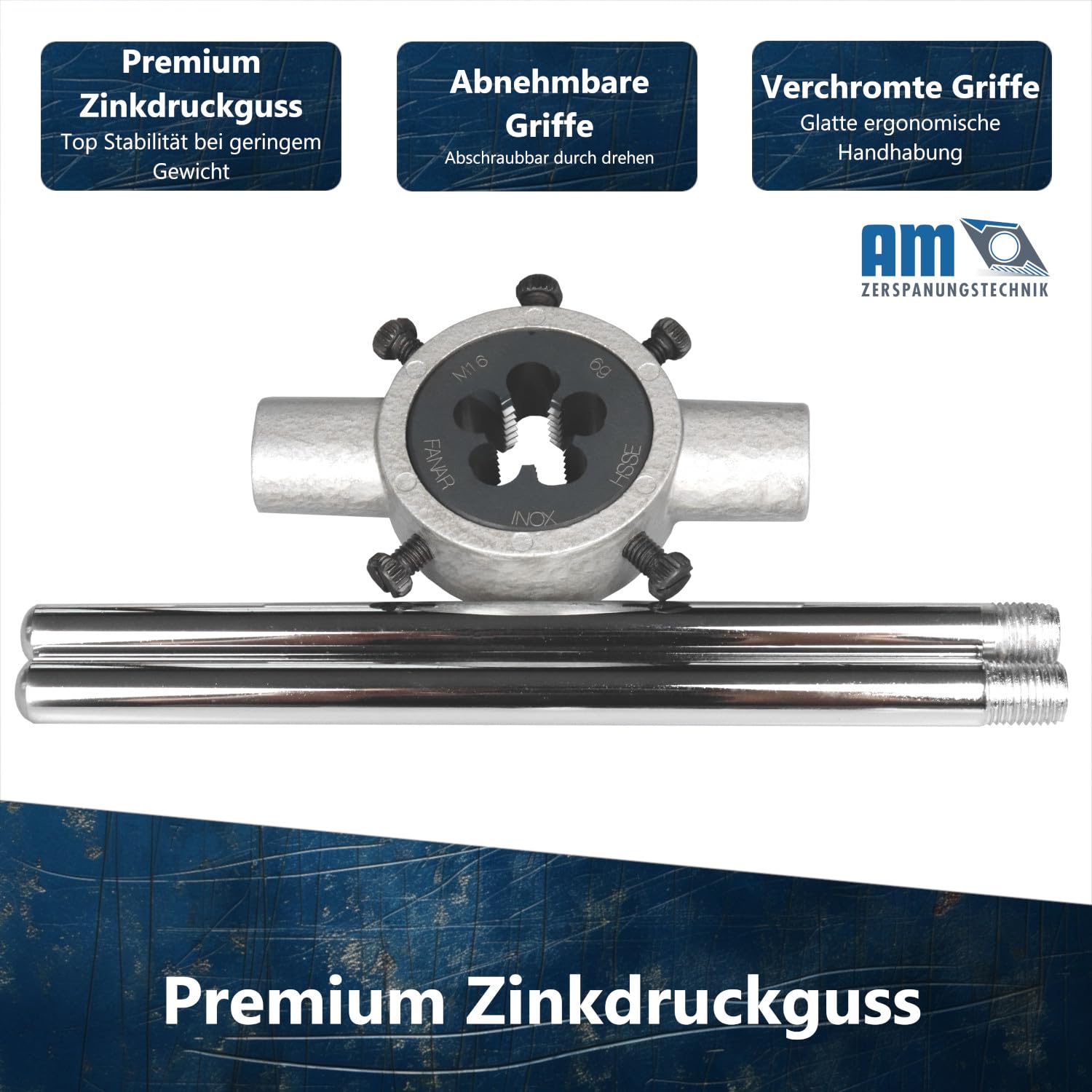Uchwyt do narzynki | PRO uchwyt do gwintownika DIN225 | wybór różnych uchwytów (Ø 25 x 9 mm)