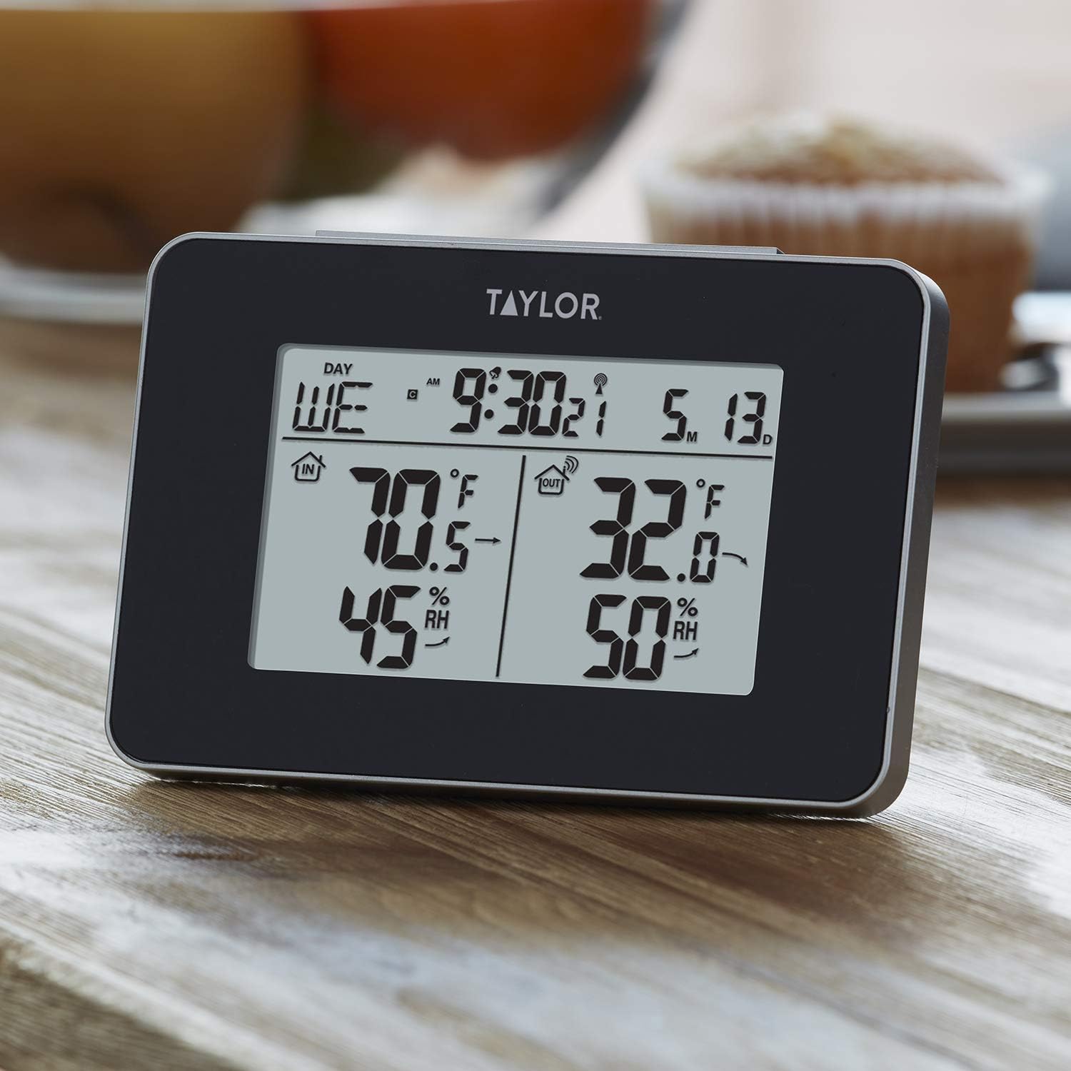 Taylor Precision Products Wireless Digital Indoor/Outdoor Weather Station : Patio, Lawn & Garden