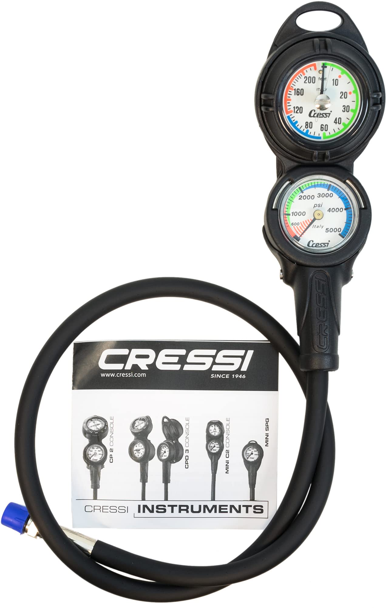Cressi KC764650 - Consola de Buceo con 2 Elementos