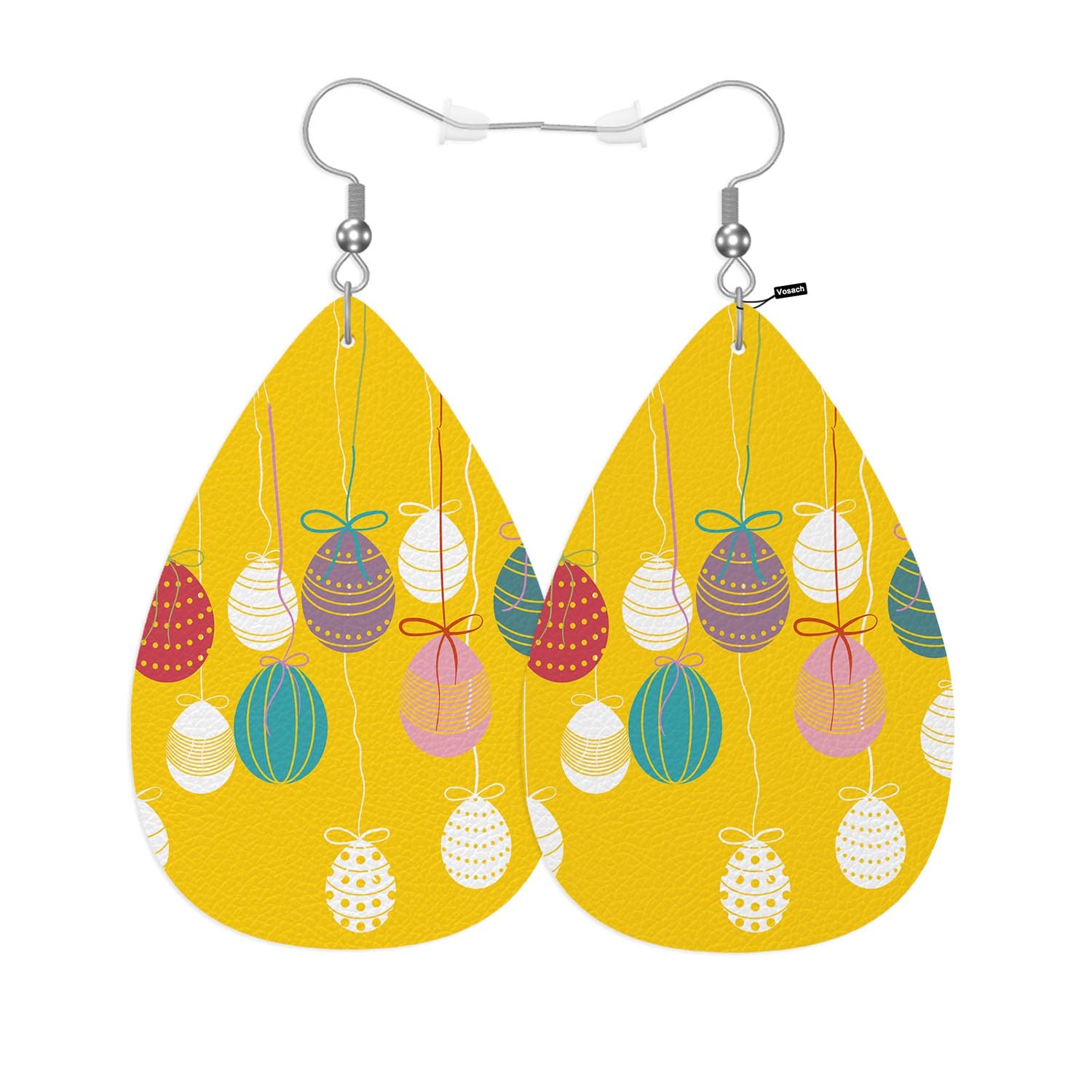 Vosach Easter Eggs Teardrop Earrings