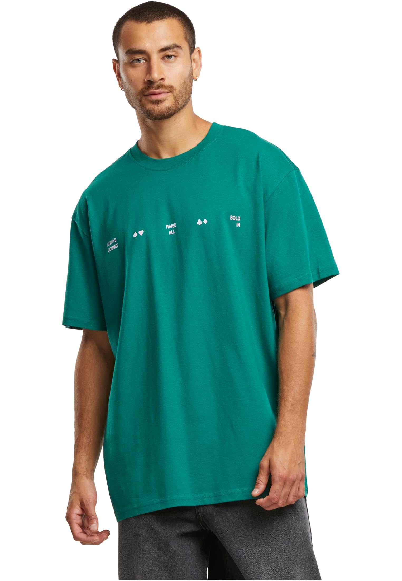 Mister Tee Highrollers Oversize Tee, Green, XL