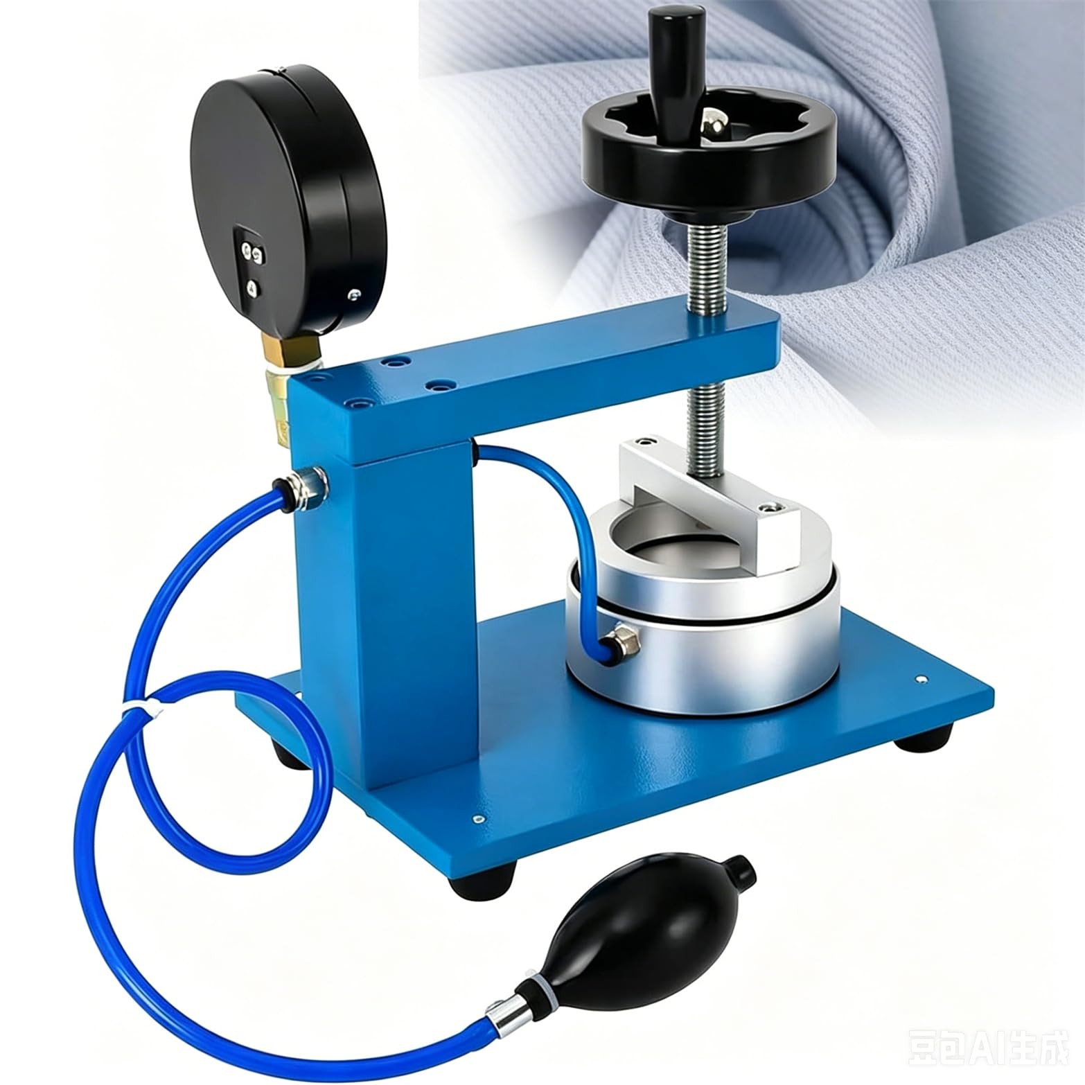 Nuxyyds Waterproof Textile Fabric Testing Machine, Hydrostatic Pressure Tester with Digital Pressure Gauge, For Testing Plastic Bags, Garments, Tents, Raincoats 2000mm