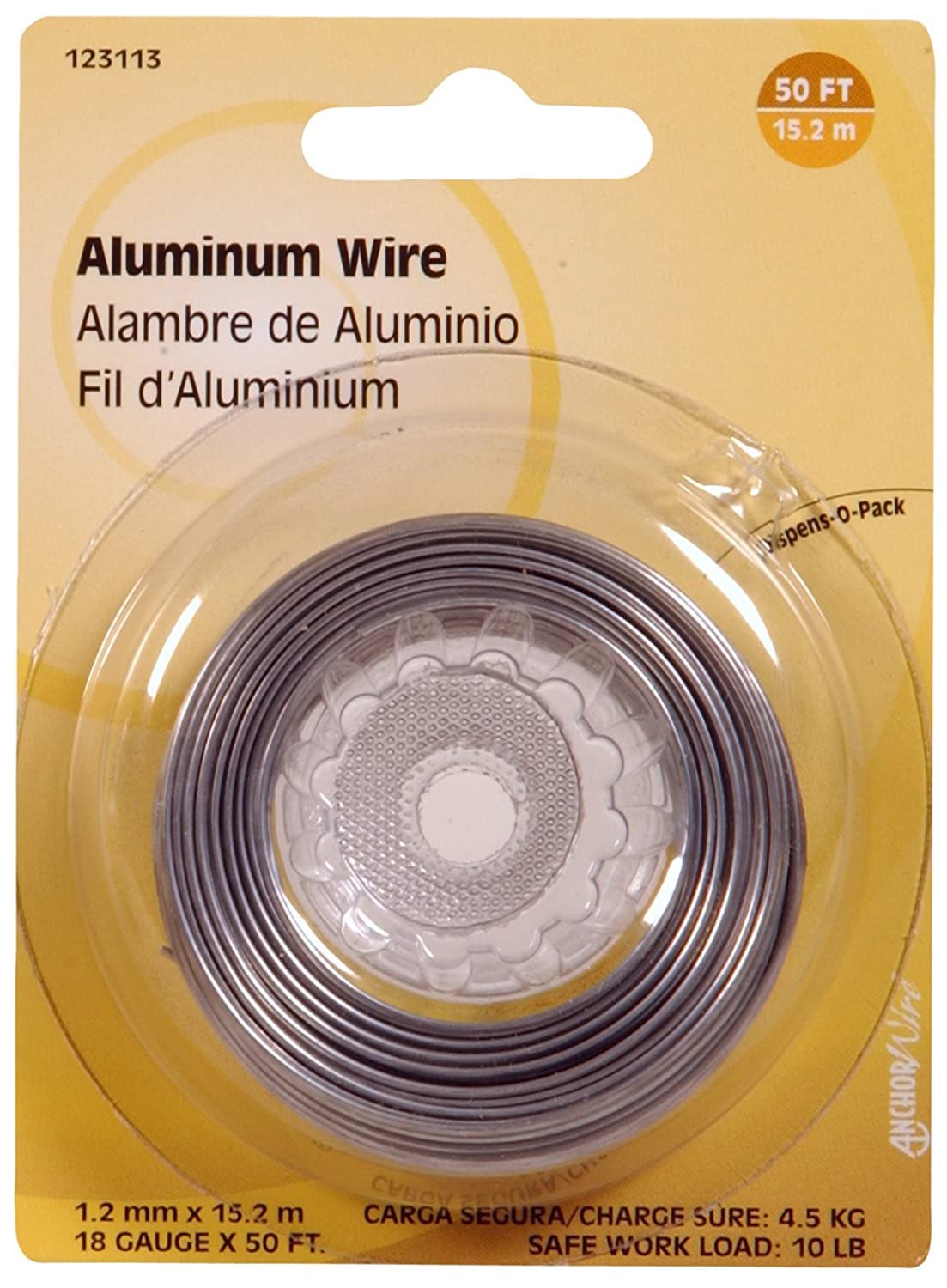 Grillage aluminium rigide Le groupe Hillman 123113 18 pour menuiserie durable