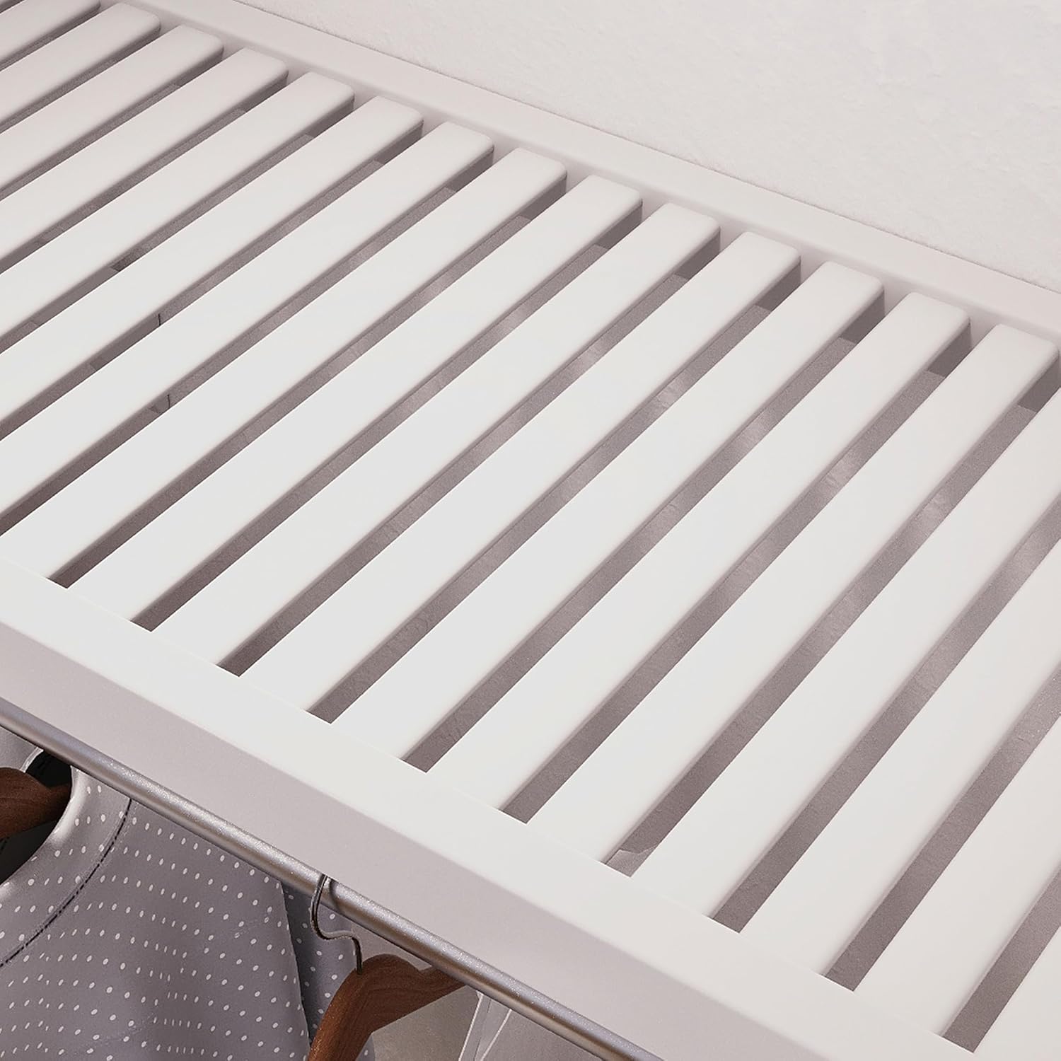 John Louis Home Solid Wood Reach-In Closet Organizer with 3 Drawers (White)