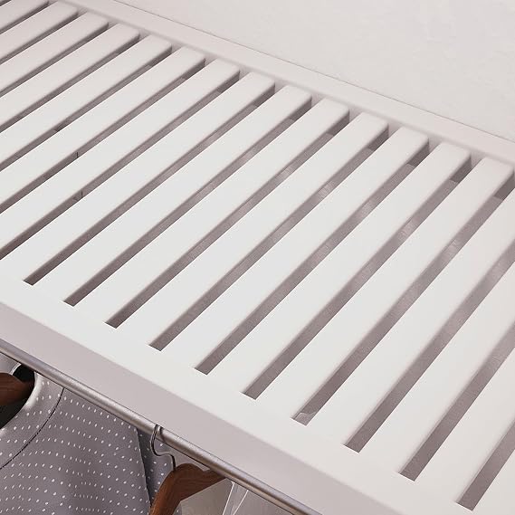 John Louis Home Solid Wood Reach-In Closet Organizer (White)
