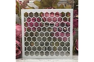 High Precision Reusable Hive Hex Stencils