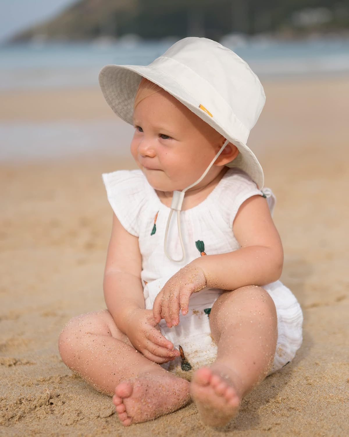 Baby Sun Hat for Boy Girl Toddler Summer Bucket Hat Kids Sun Protection Beach Hat Cotton Baby Hats - Image 5