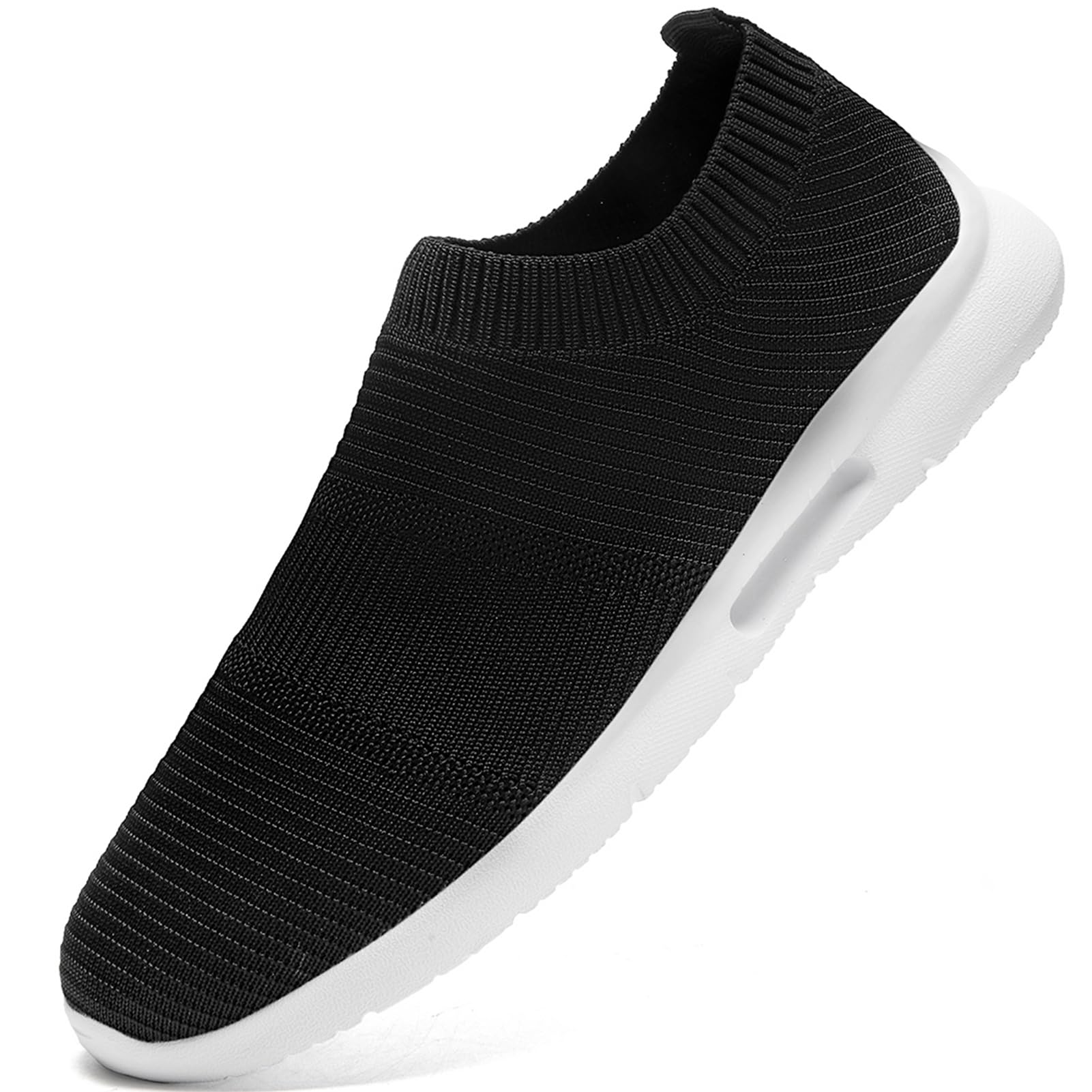 Mens Running Shoes Women Slip On Tennis Walking Sneakers Athletic Breathable Non Slip Gym Casual Lightweight Workout Sport