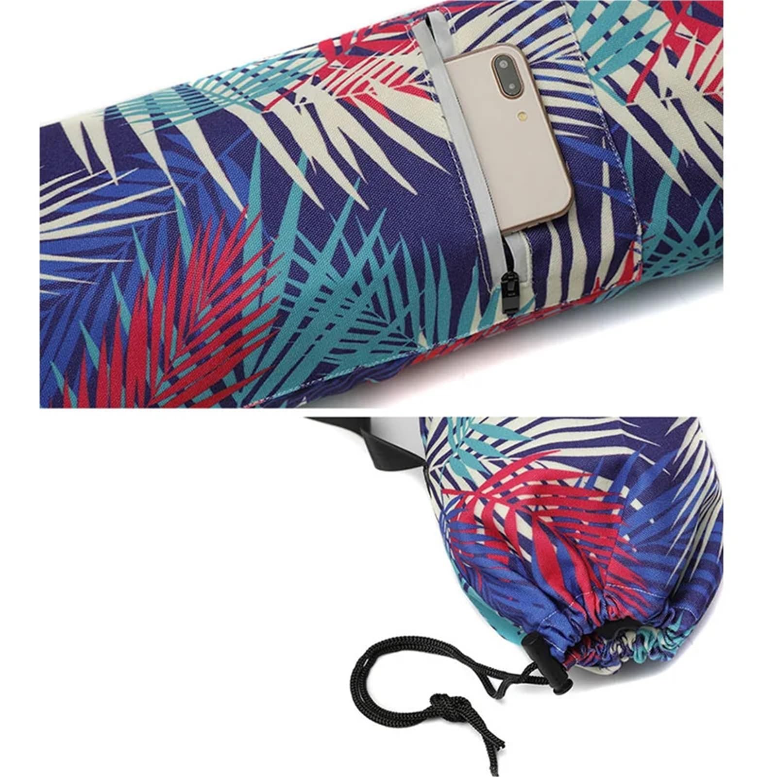 Yogamatten-Taschenträger, Verstellbarer Schultergurt, Bedruckt, tragbar, for Fitness, Sport, Träger