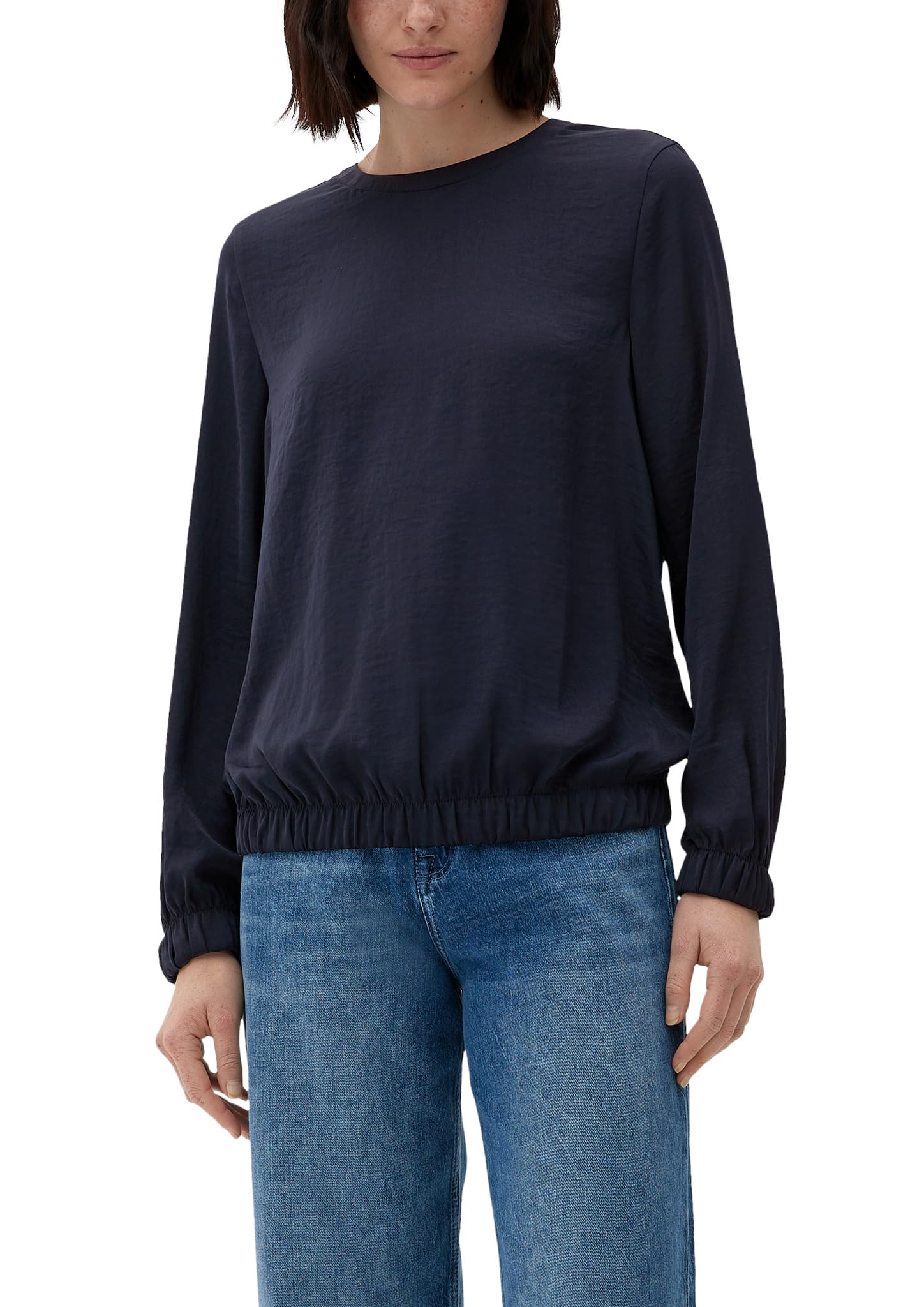 s.Oliver Women's Long Sleeve Blouses, Blue, 10