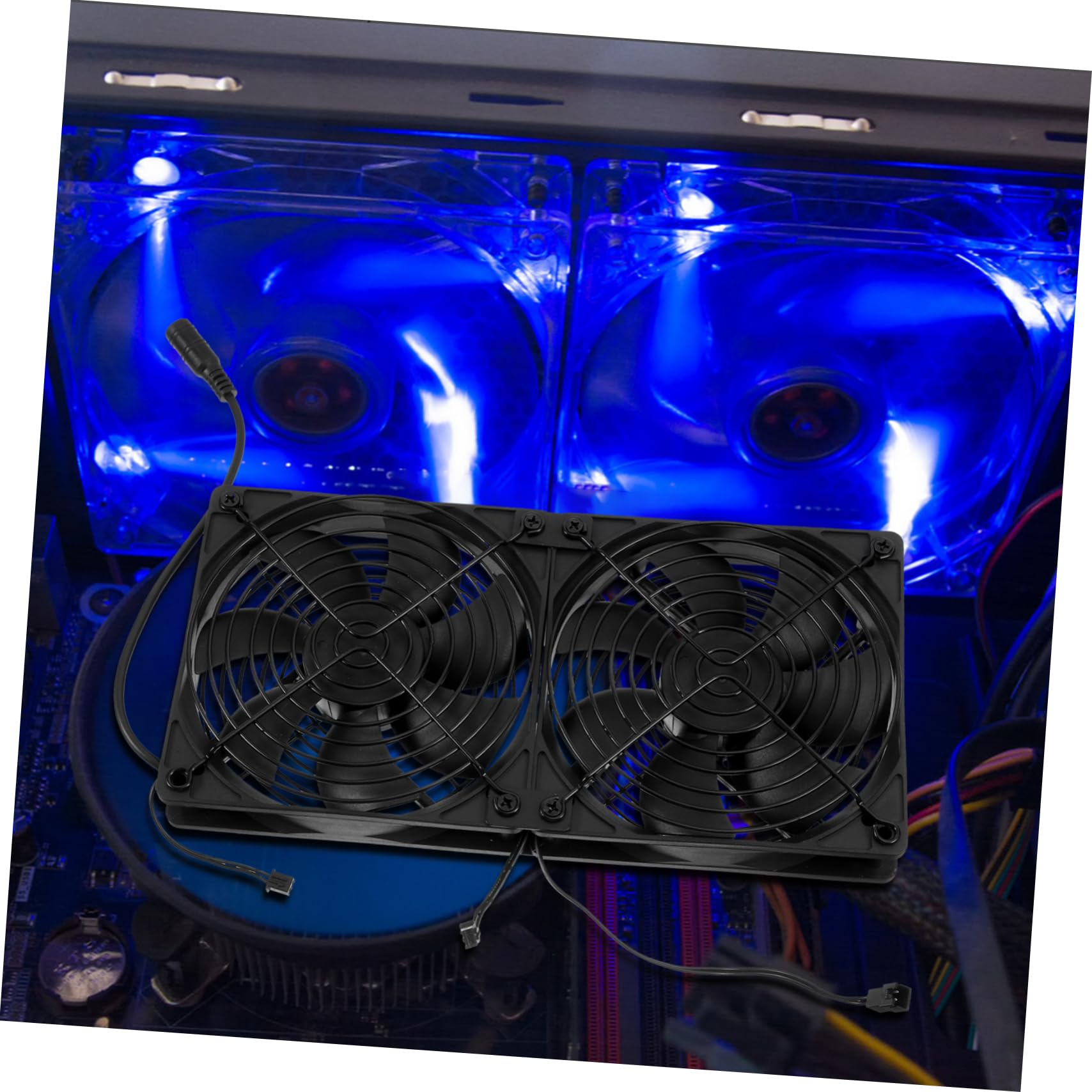 HEMOTON 1 Set radiatore termosifone scambiatore di calore con termoventilatore le affidabili fan scambiatore di calore liquido dissipatore di di calore CPU più fresco lucidalabbra Gpu