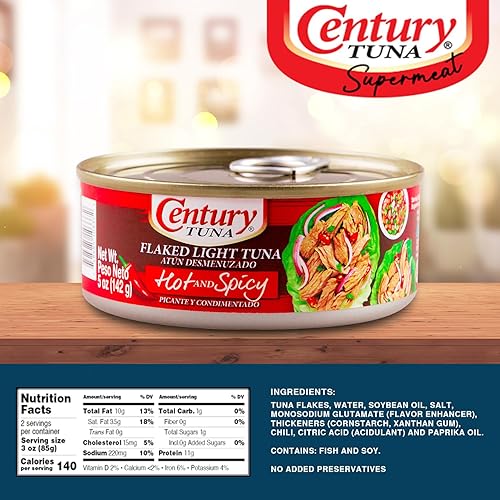 Miniatura 2 de Century Tuna Picante y picante, 4.9 onzas (paquete de 12)