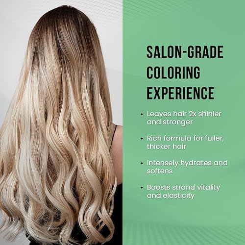 Miniatura 41 de MOEHAIR Desarrollador de color para el cabello 3% de peróxido de hidrógeno, revelador de crema de 10 volúmenes para teñir y decolorar el cabello