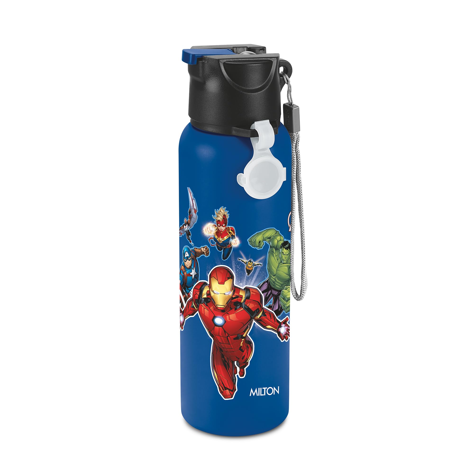 MILTON Marvel Sipstar 750 Stainless Steel Sipper Water Bottle 690 ml, Single Walled, ISI Certified I Leak Proof Lid, Rust Proof I for School, Office, Gym I Dark Blue-image-17