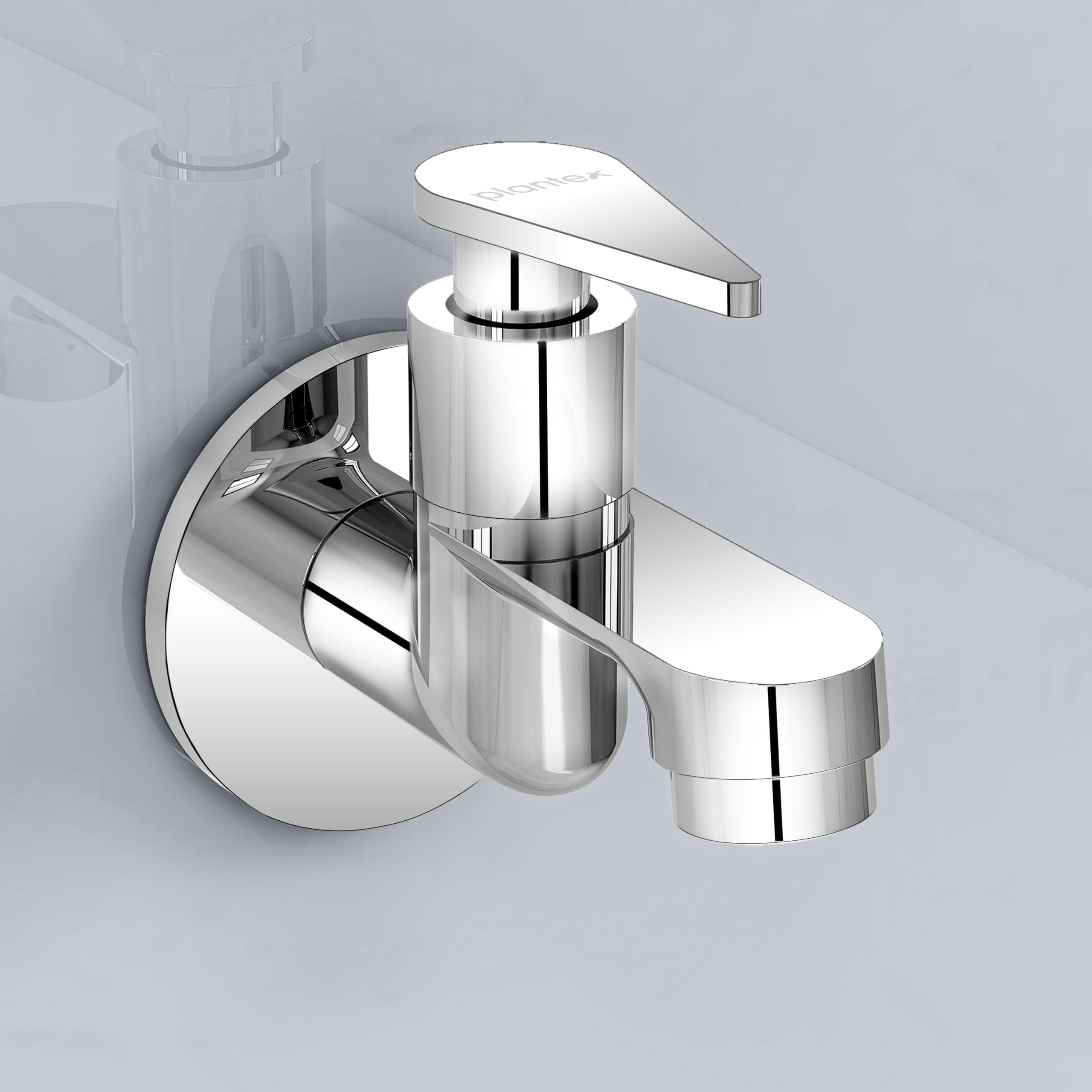 Plantex LEA-701 Pure Brass Bib Cock Water Tap with Teflon Tape & Flange-7 Year Warranty (Mirror Chrome Finish) (B093GSB3KY) Amazon Price History, Amazon Price Tracker