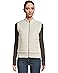 Liverpool Los Angeles Petite Sleeveless Quilted Front Full Zip Sweater Vest - Main View