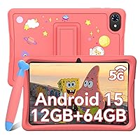 TABWEE K10 Tablet Bambini 10 pollici, 12 GB RAM + 64 GB ROM (TF 2 TB)