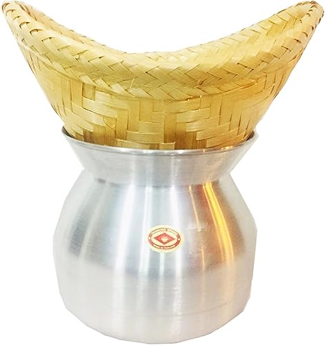 Vaporizador de arroz pegajoso olla y cesta Vaporizador de arroz pegajoso olla y cesta