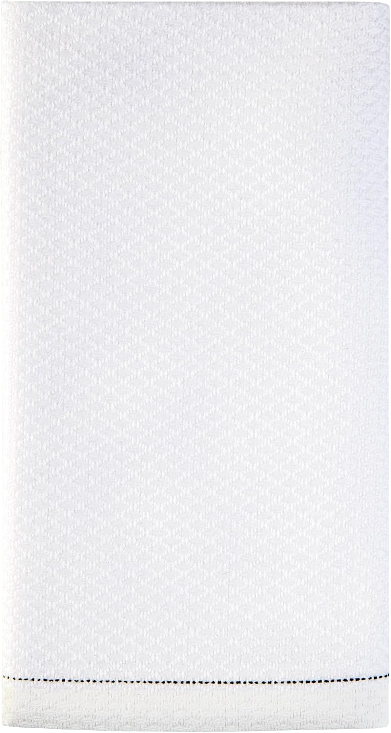 FIVE STAR NAPKINS White Hand Towel - 100% Cotton, Disposable Hand Towels for Bathroom - Paper Guest Napkins, Paper Hand Towels Bathroom, 10.6" x 10.6" (Folded 5" x 3 ") - 30 Units