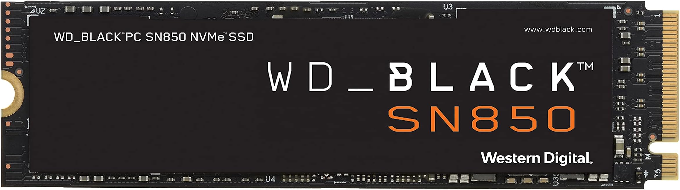 'WD_Black 1TB SN850 NVMe Internal Gaming SSD - Gen4 PCIe, M.2 2280, 3D NAND, WDS100T1X0E