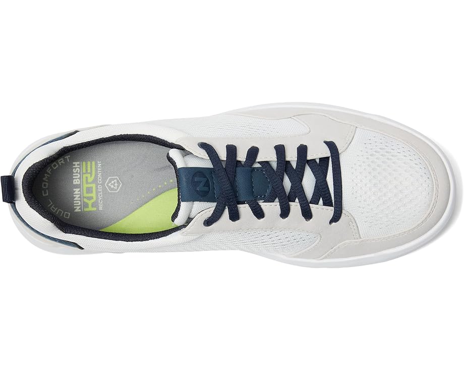 Nunn Bush KORE City Rally Oxford Mesh Athletic Style Moccasin Toe U-Bal Lightweight Lace-Up - Top View